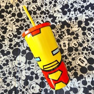 Iron Man Tumbler With Straw